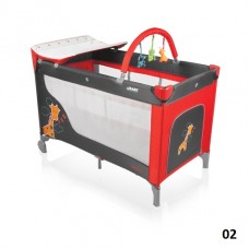Детская кровать-манеж Baby Design Dream 2012 02 Красный